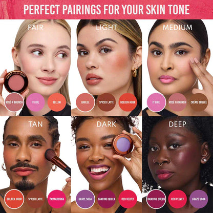 Danessa Myricks Beauty  Yummy Skin Blurring Balm Powder Flushed - Matte Color for Cheek & Lip