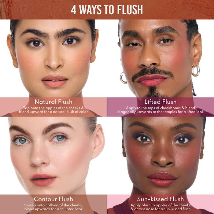 Danessa Myricks Beauty  Yummy Skin Blurring Balm Powder Flushed - Matte Color for Cheek & Lip