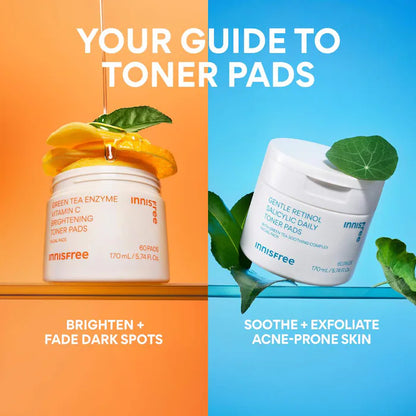 innisfree  Daily Gentle Retinol Salicylic Toner Pads