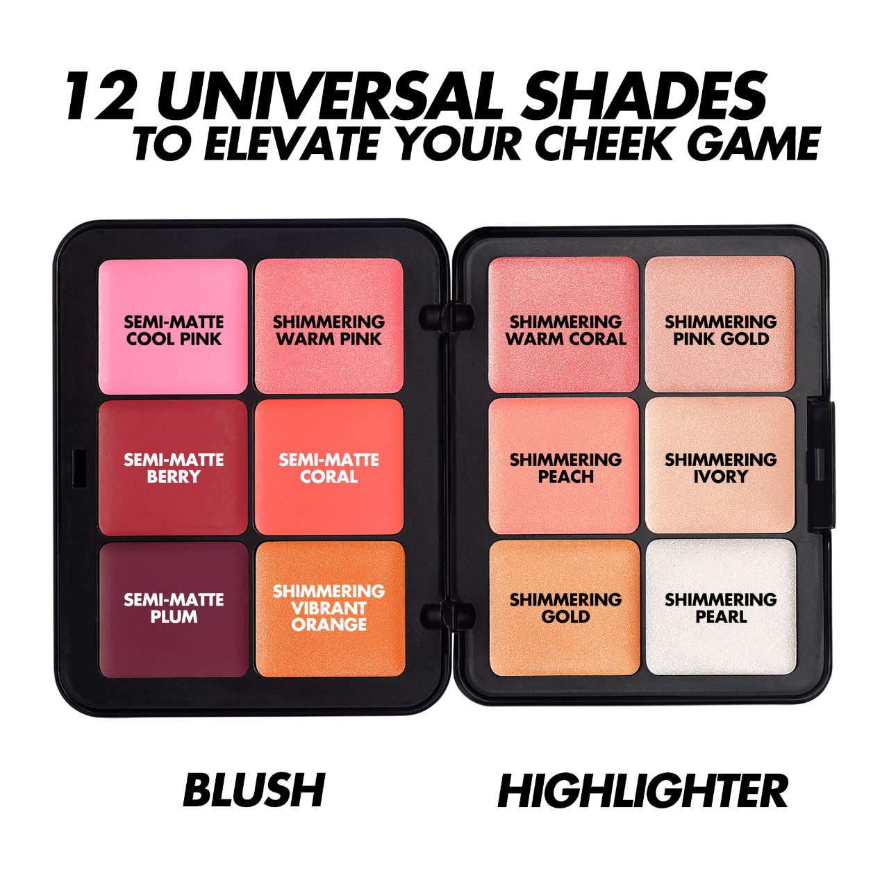 **MAKE UP FOR EVER HD Skin Blush & Glow Cream Face Palette – Longwear**