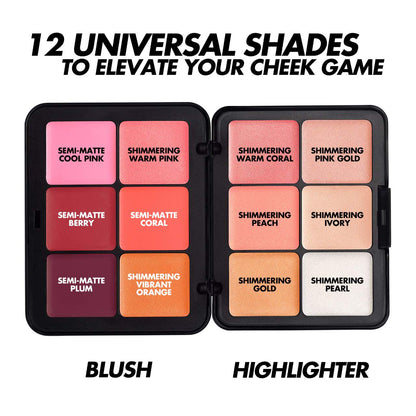 **MAKE UP FOR EVER HD Skin Blush & Glow Cream Face Palette – Longwear**