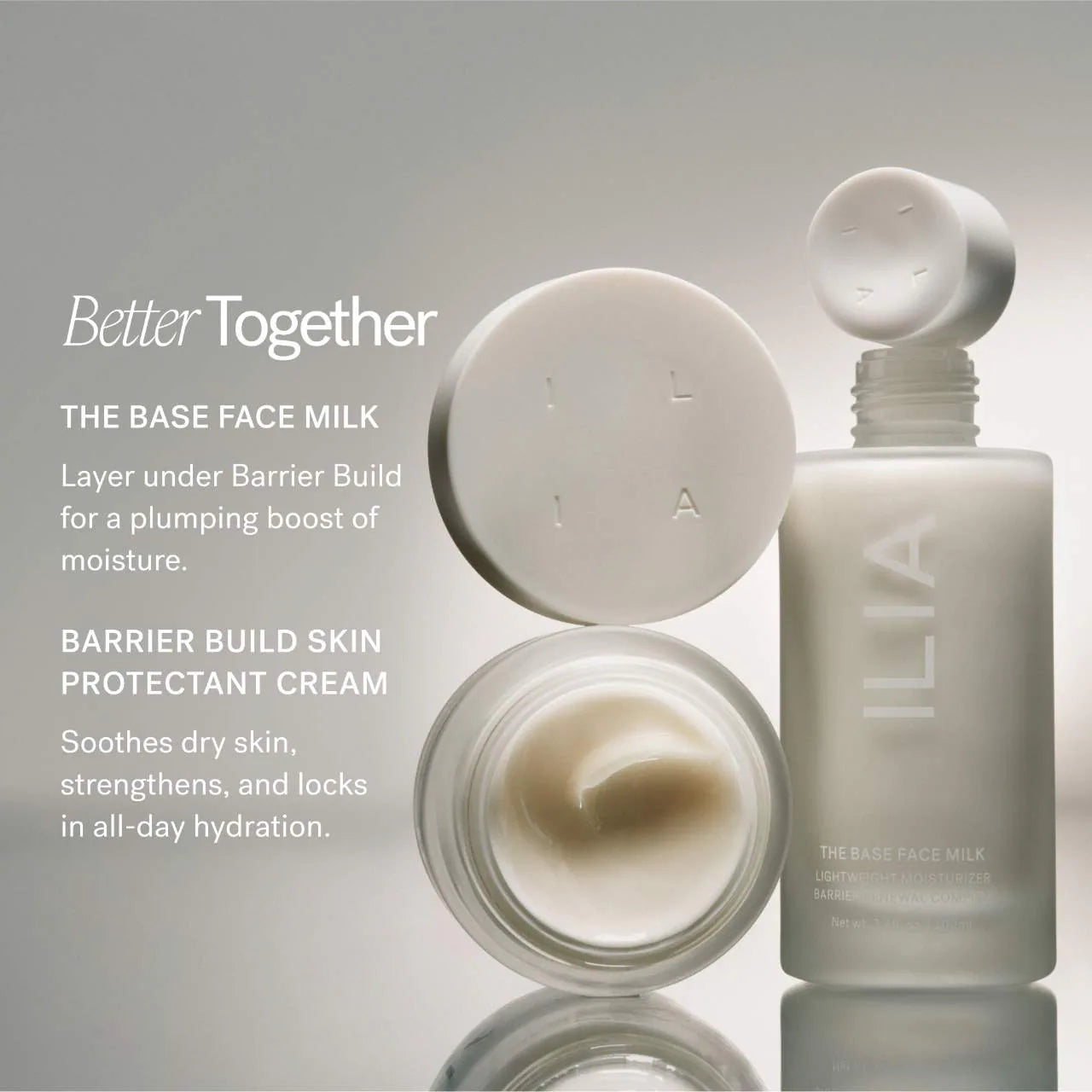 ILIA  Barrier Build Skin Protectant Cream – Moisturizer with Ceramides
