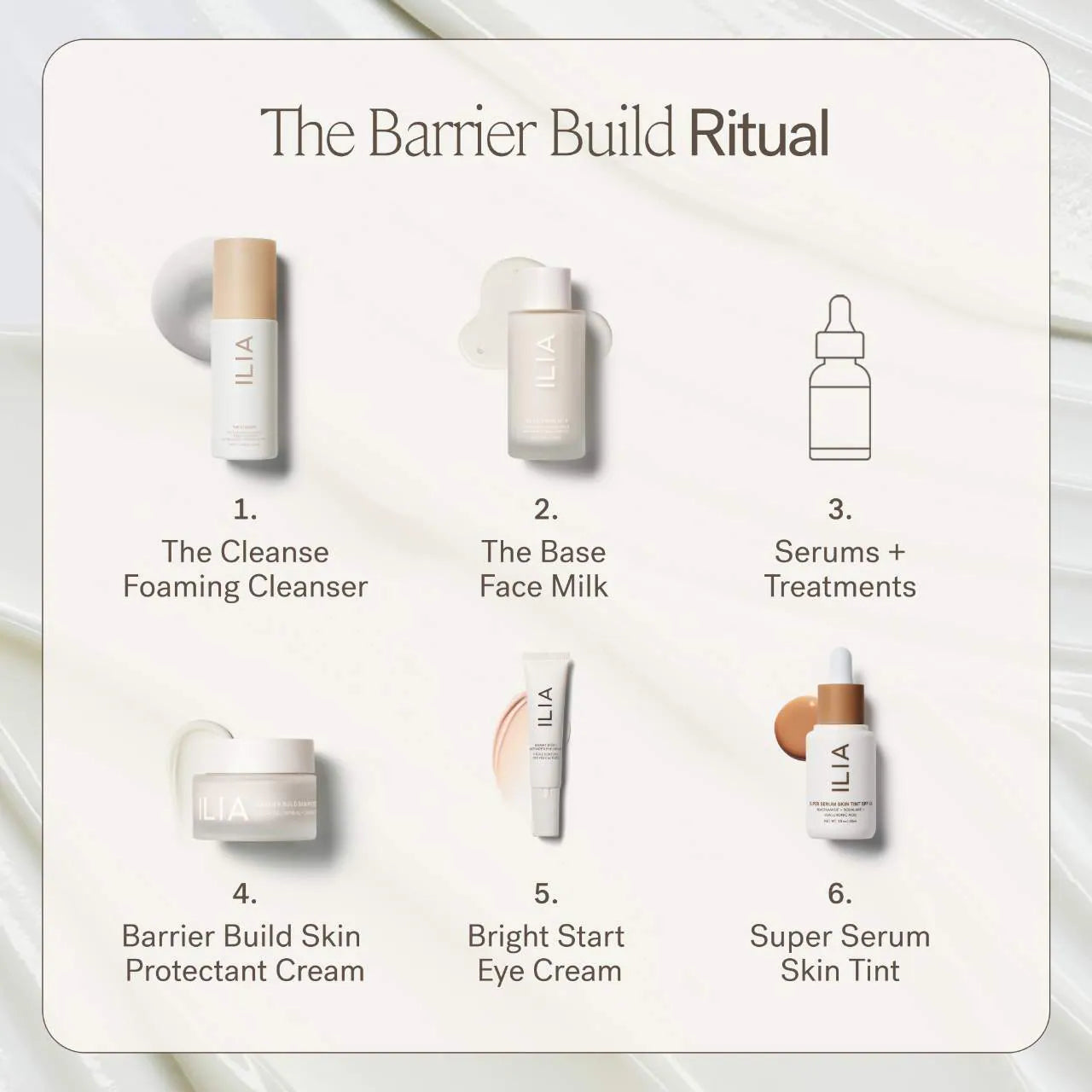 ILIA  Barrier Build Skin Protectant Cream – Moisturizer with Ceramides