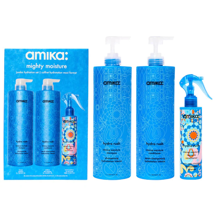 amika  Mighty Moisture Jumbo Hydration Set