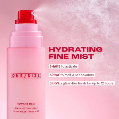 ONE/SIZE by Patrick Starrr  Powder Melt Glass Setting Spray