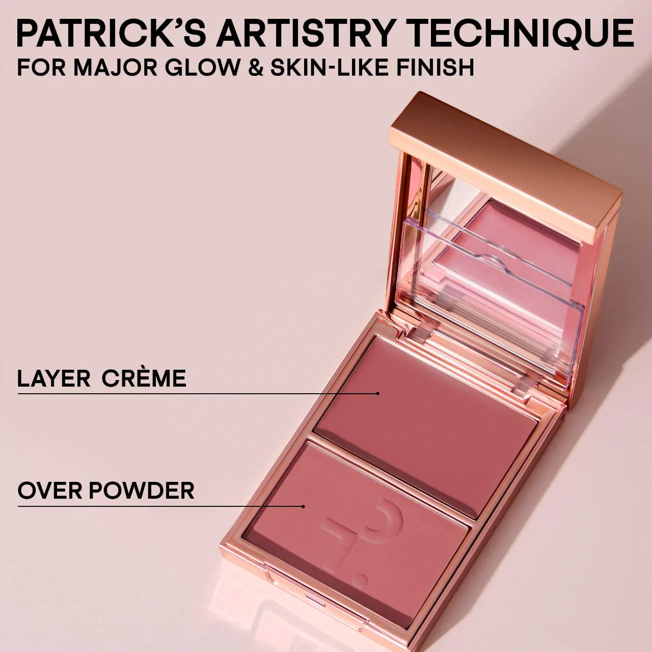 **PATRICK TA Major Headlines Crème & Powder Blush Duo**