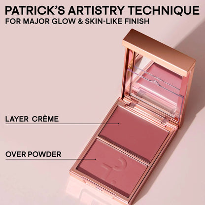 **PATRICK TA Major Headlines Crème & Powder Blush Duo**