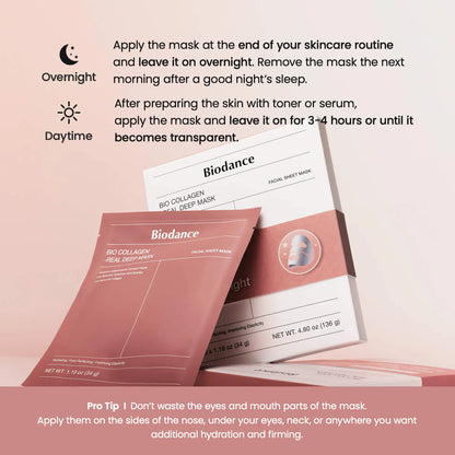 **Biodance Bio Collagen Real Deep Mask – Pore Minimizing & Firming Care**