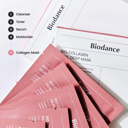 **Biodance Bio Collagen Real Deep Mask – Pore Minimizing & Firming Care**