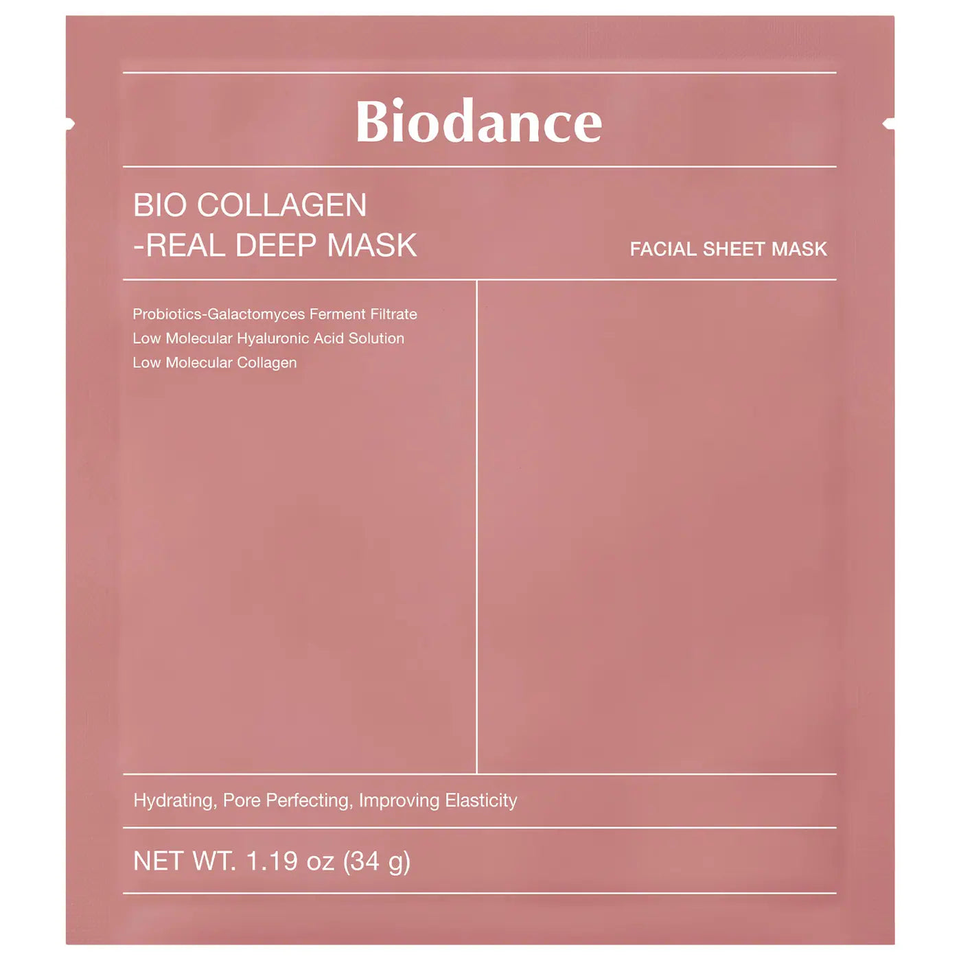 **Biodance Bio Collagen Real Deep Mask – Pore Minimizing & Firming Care**