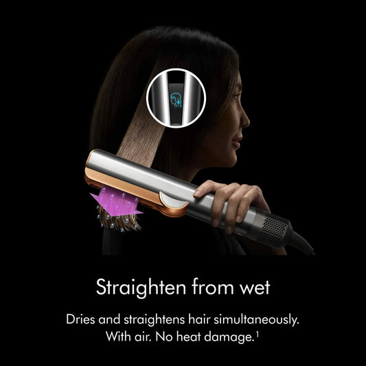 **Dyson Airstrait™ Wet-to-Dry Straightener – Ceramic Pink**