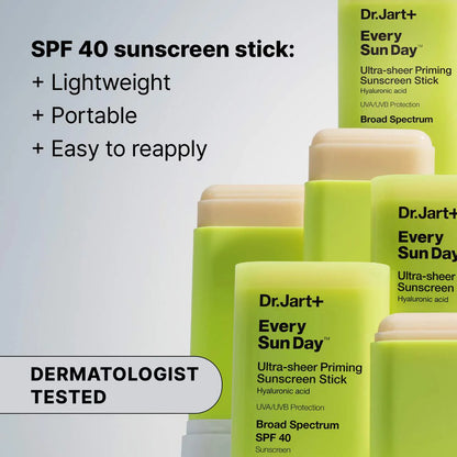 Dr. Jart+  Every Sun Day™ Invisible Korean Sunscreen Stick SPF 40