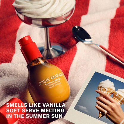 Josie Maran  Vanilla Vibezzz - Body + Hair Fragrance Mist with 100% Natural Scents
