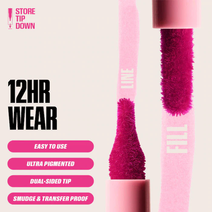 HUDA BEAUTY  Lip Contour Lip Stain for 12-Hour Wear