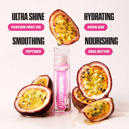 HUDA BEAUTY  Faux Filler Ultra-Hydrating Tinted Jelly Lip Oil