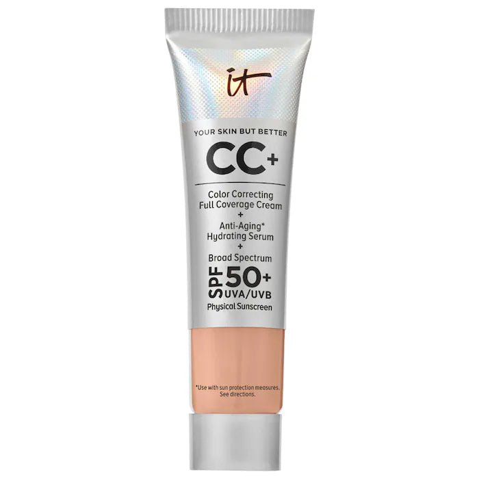 IT Cosmetics  Mini CC+ Cream Full Coverage Color Correcting Foundation with SPF 50+