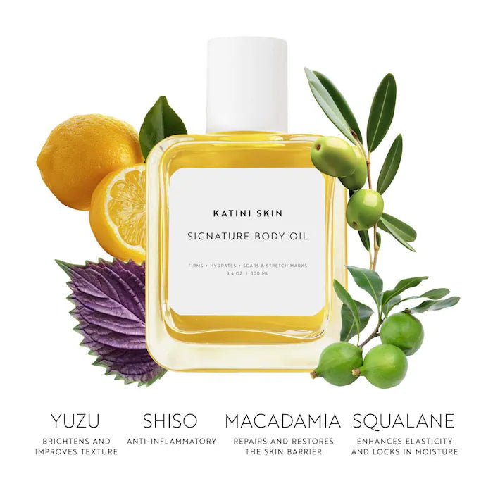 Katini Skin  Signature Firming and Hydrating Body Oil for Scars and Stretch Marks