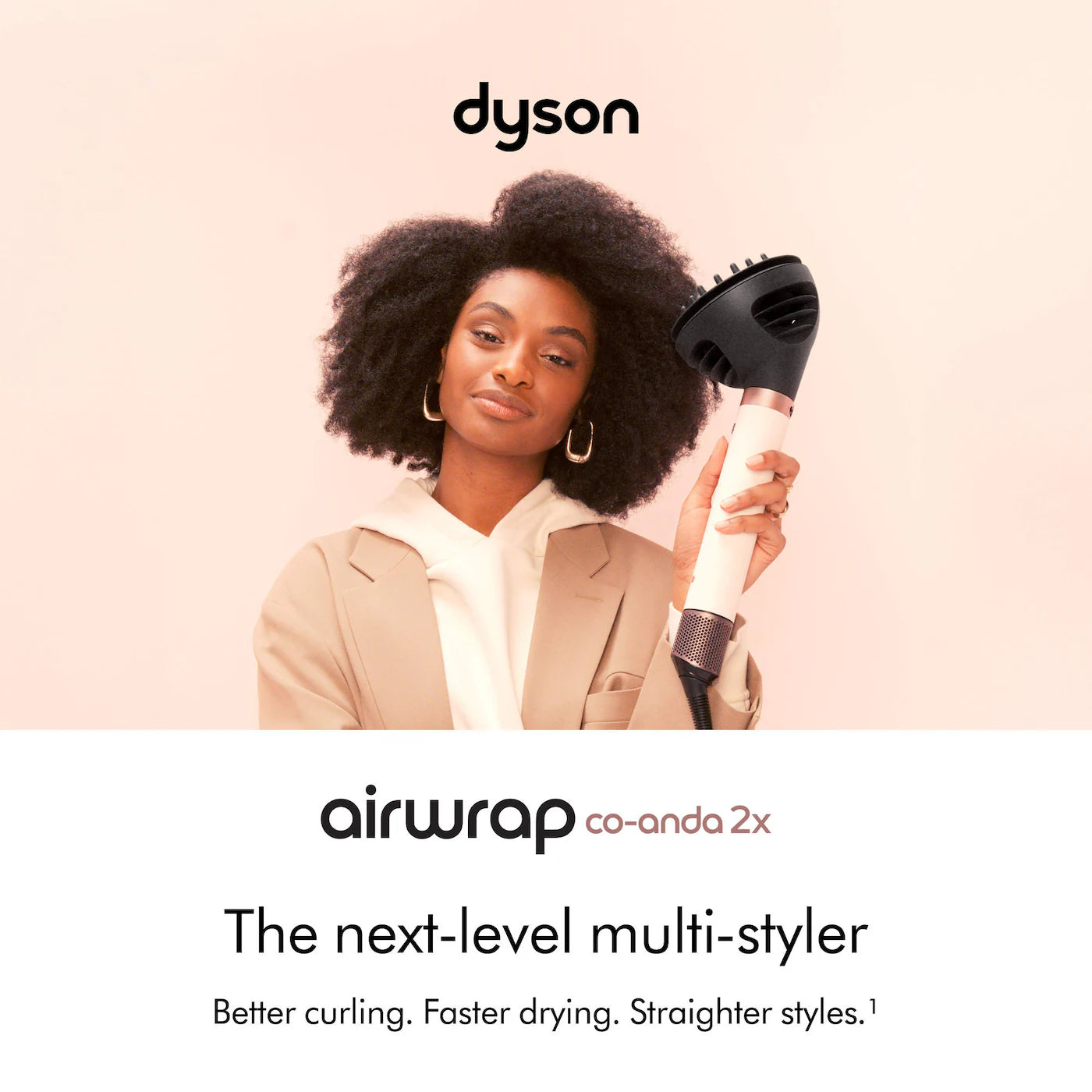 **Dyson Airwrap Co-anda2x™ Multi-Styler & Dryer for Curly to Coily Hair**