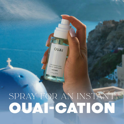 **OUAI Santorini Hair & Body Mist – Honeysuckle & Peach Fragrance**