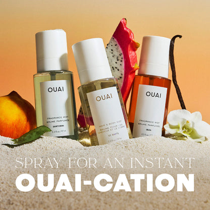 **OUAI Santorini Hair & Body Mist – Honeysuckle & Peach Fragrance**