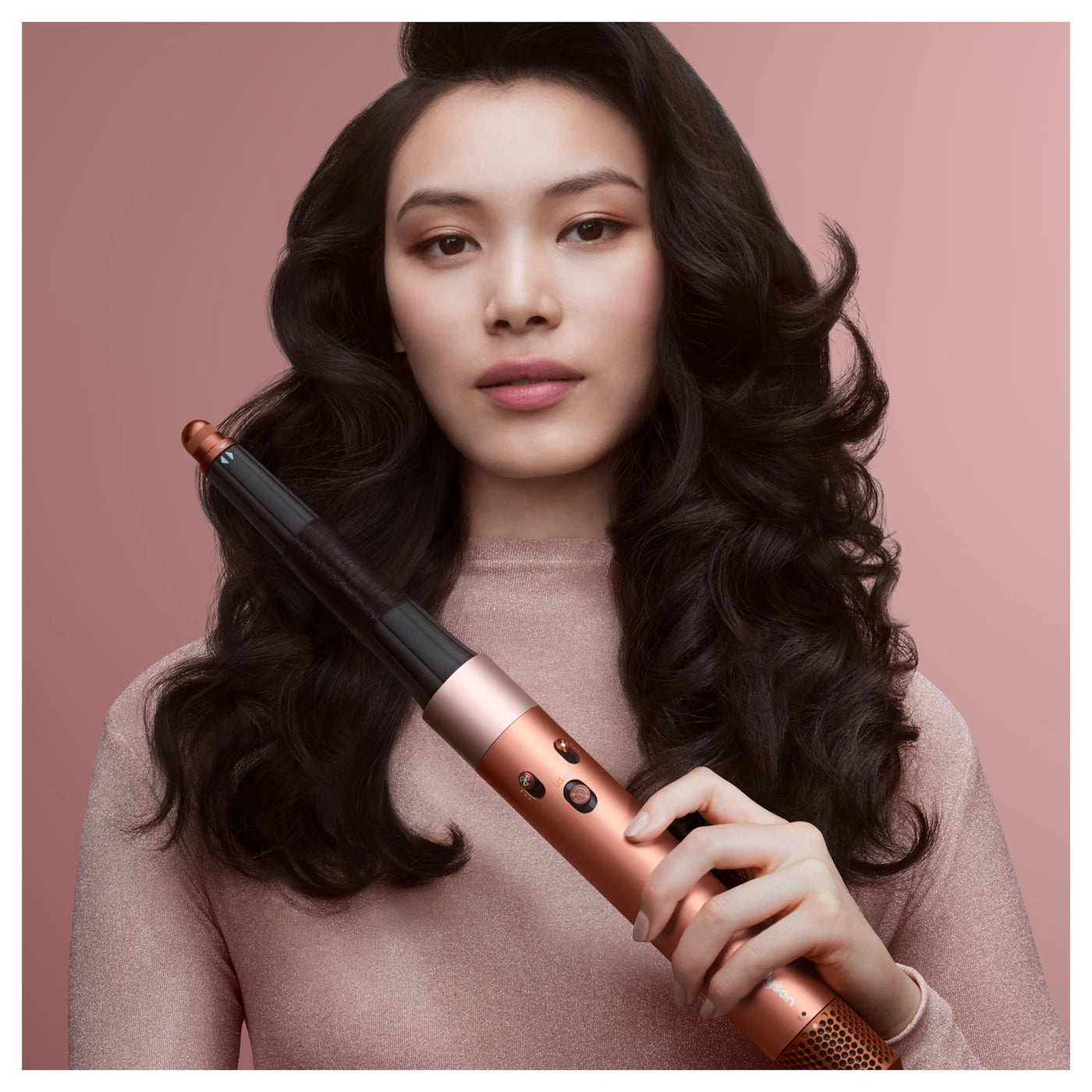 **Dyson Limited Edition Airwrap i.d. Multi-Styler for Straight to Wavy Hair – Amber Silk**