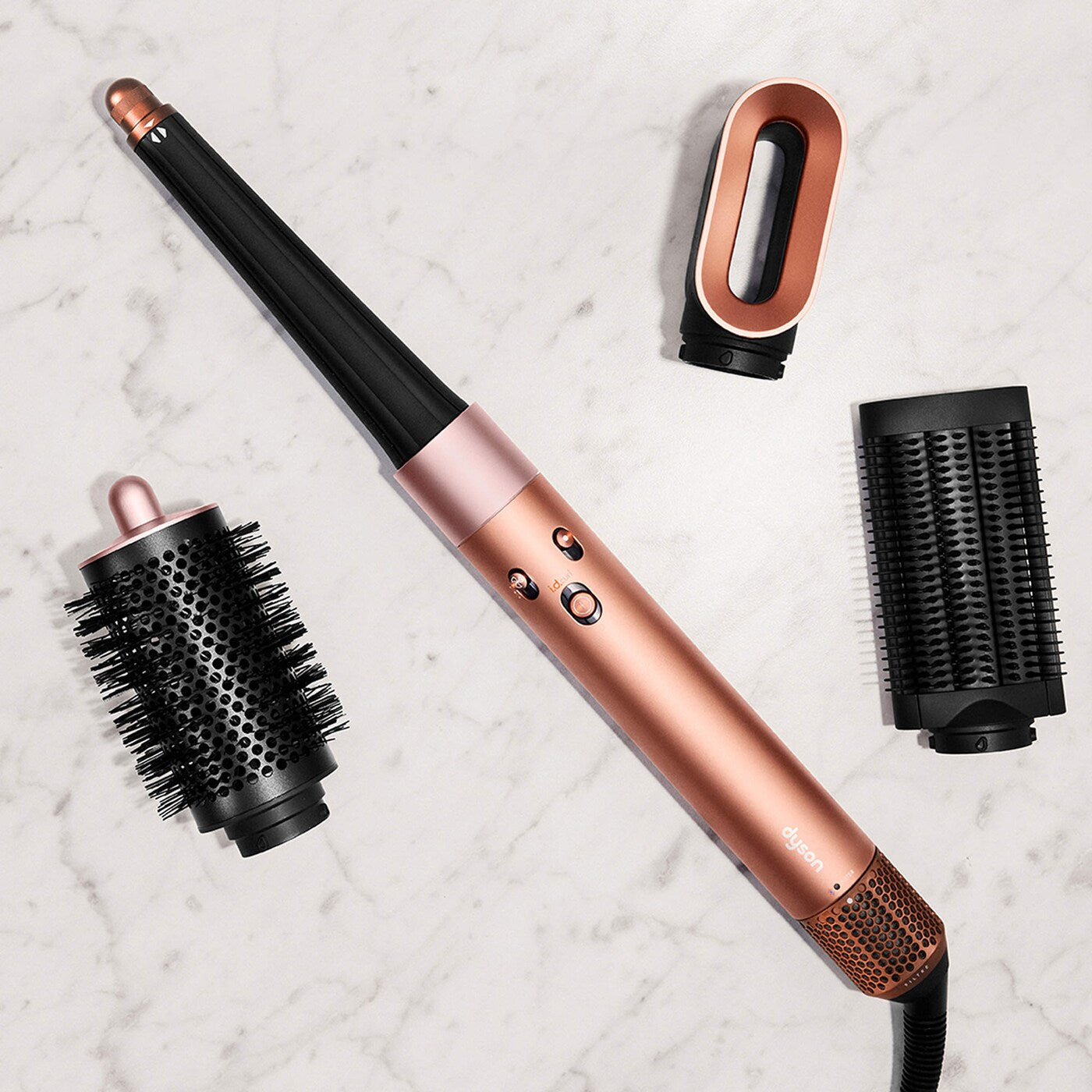 **Dyson Limited Edition Airwrap i.d. Multi-Styler for Straight to Wavy Hair – Amber Silk**