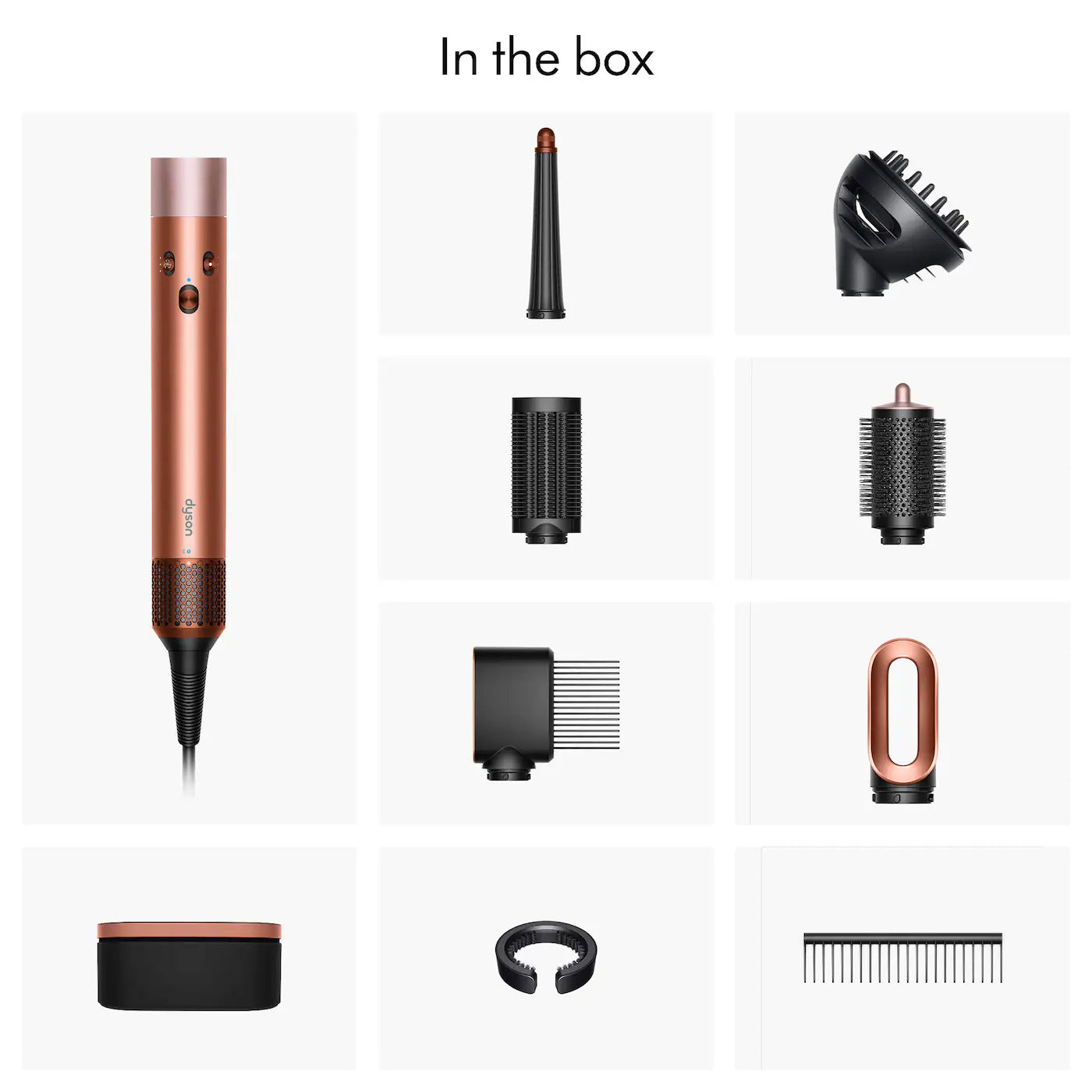 **Dyson Limited Edition Airwrap i.d. Multi-Styler for Curly & Coily Hair – Amber Silk**