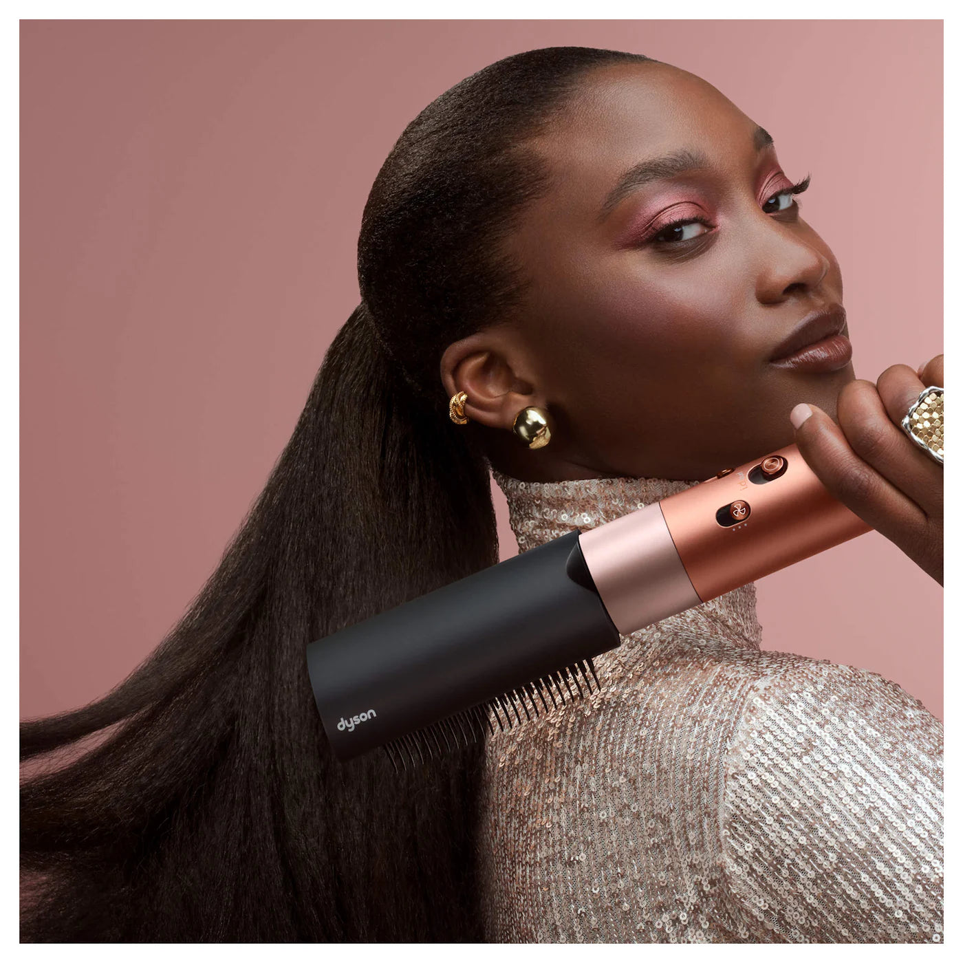 **Dyson Limited Edition Airwrap i.d. Multi-Styler for Curly & Coily Hair – Amber Silk**