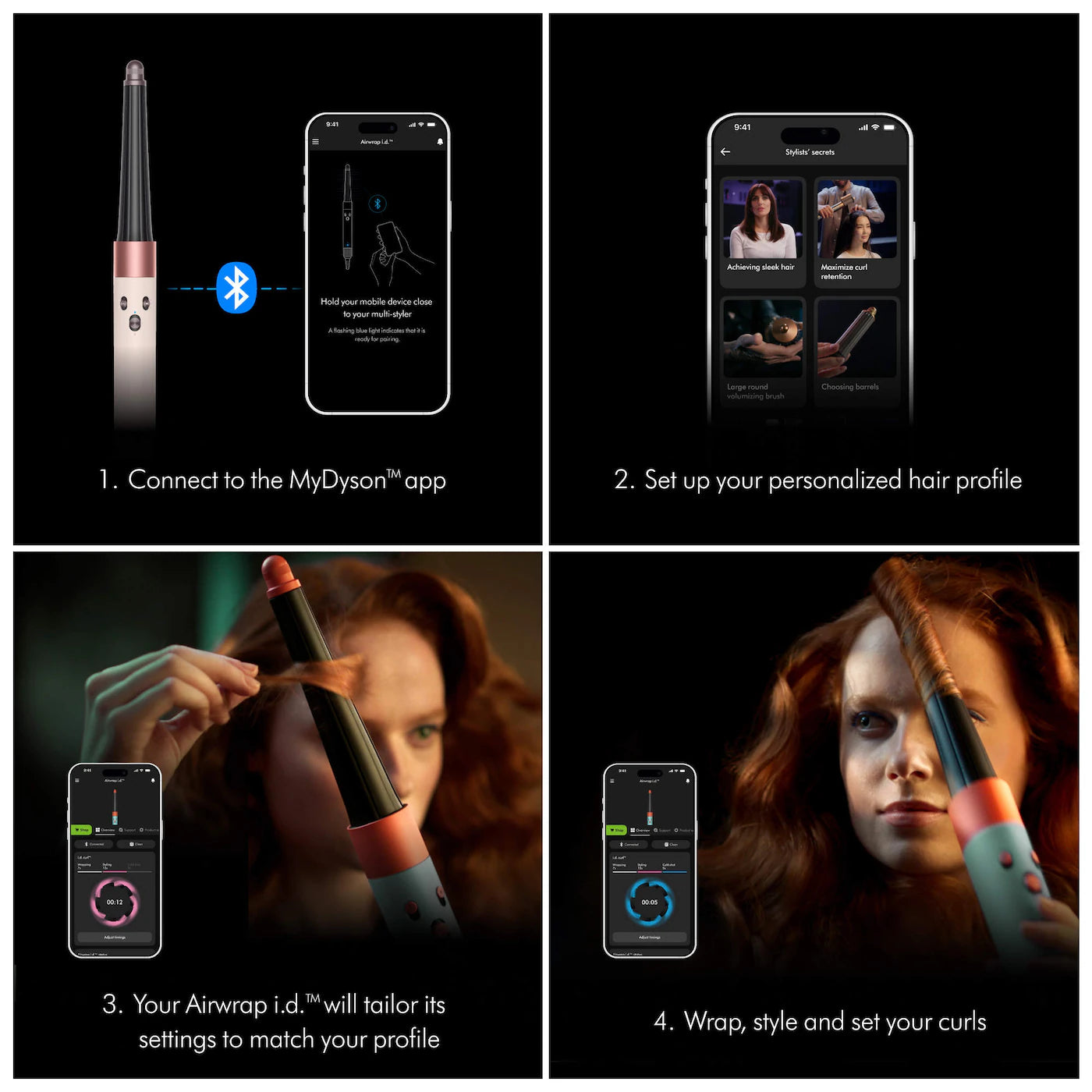 **Dyson Limited Edition Airwrap i.d. Multi-Styler for Curly & Coily Hair – Amber Silk**