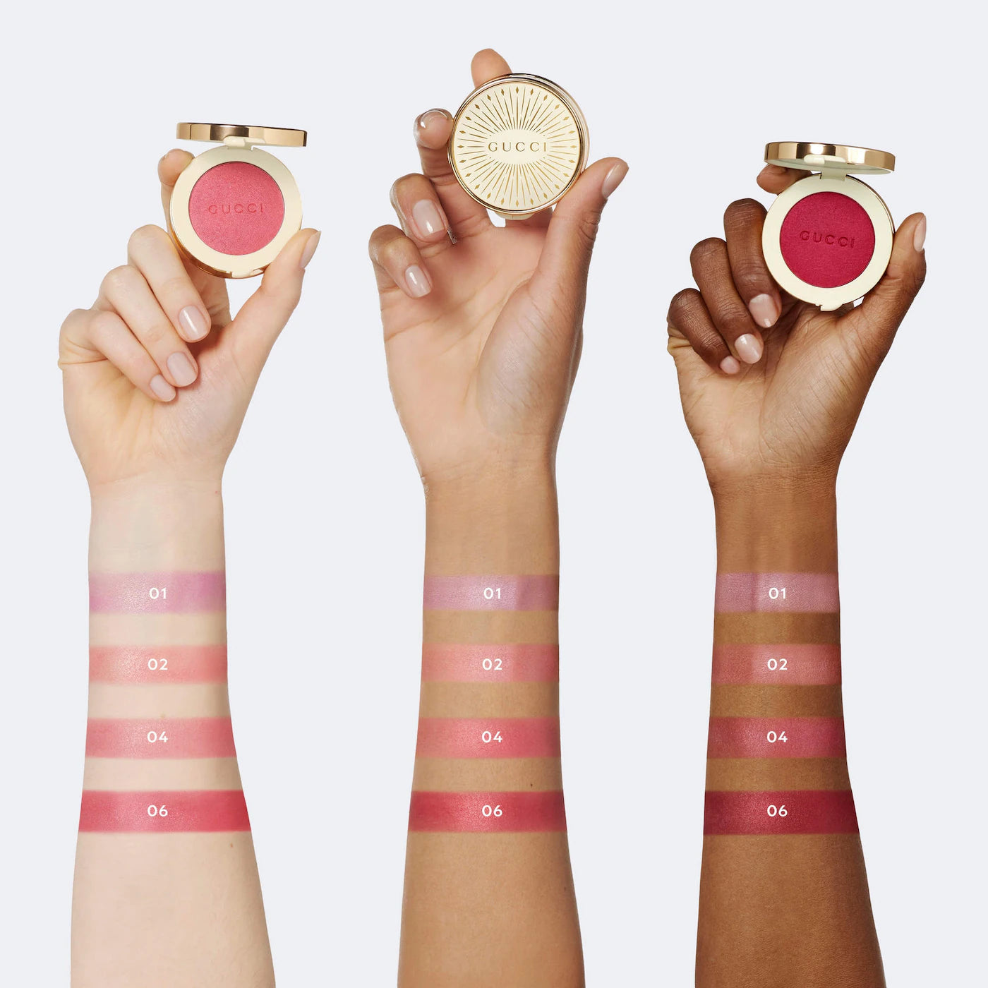 **Gucci Glow Dewy Powder Blush – Radiant Long-Wear Color**