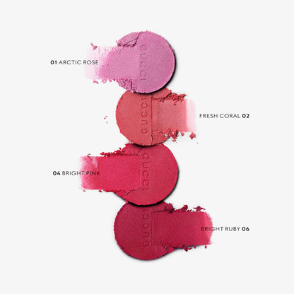 **Gucci Glow Dewy Powder Blush – Radiant Long-Wear Color**