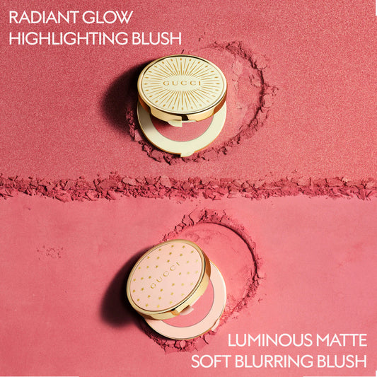 **Gucci Glow Dewy Powder Blush – Radiant Long-Wear Color**