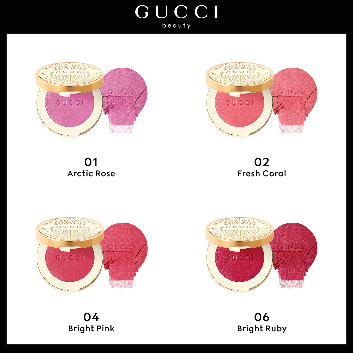 **Gucci Glow Dewy Powder Blush – Radiant Long-Wear Color**