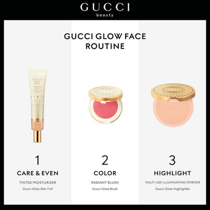 **Gucci Glow Dewy Powder Blush – Radiant Long-Wear Color**