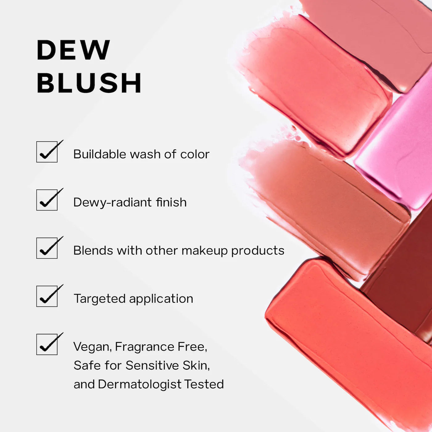 Saie  Mini Dew Blush Liquid Cream Blush