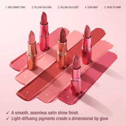 Charlotte Tilbury  K.I.S.S.I.N.G Satin Shine Lipstick