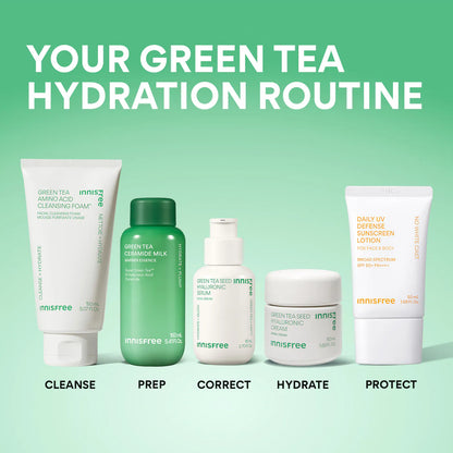 innisfree  Mini Green Tea Ceramide Milk Toner for Hydration & Barrier Repair