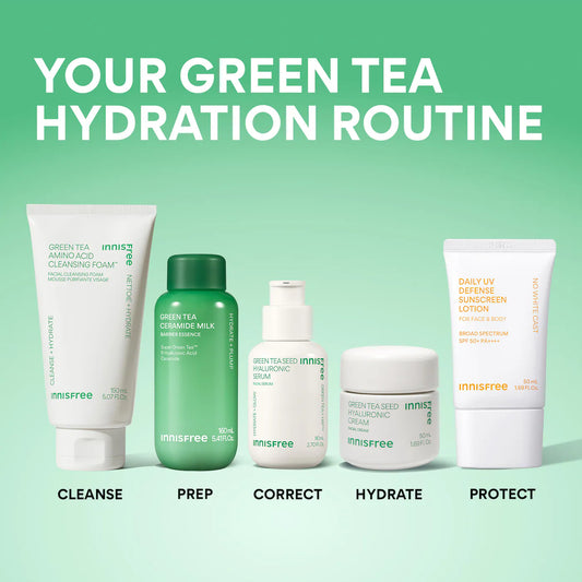 innisfree  Mini Green Tea Ceramide Milk Toner for Hydration & Barrier Repair