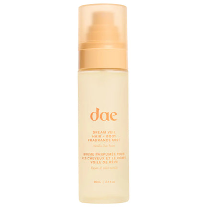 **dae Dream Veil Hair & Body Fragrance Mist – Vanilla, Candied Lemon & Praline**