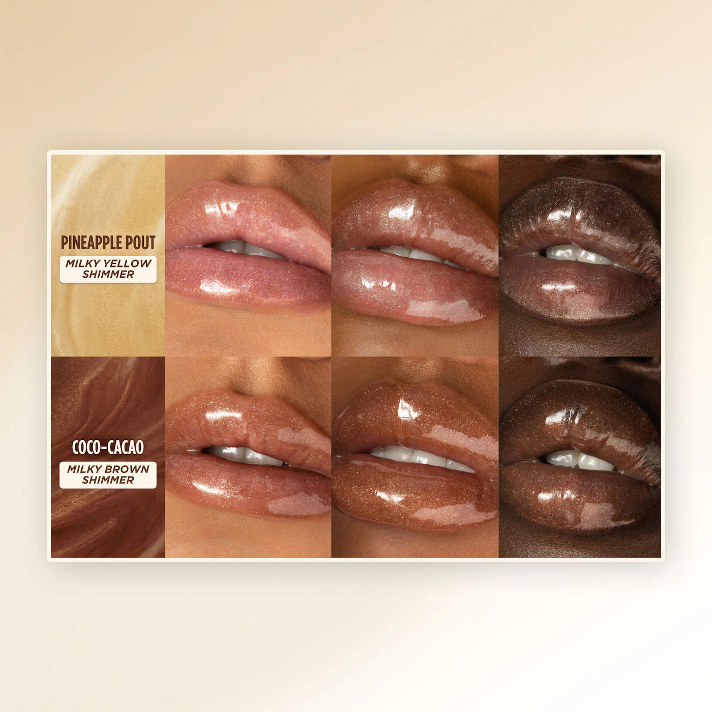 Gisou Honey Infused Hydrating Lip Oil – Nourishing Glossy Lip Treatment