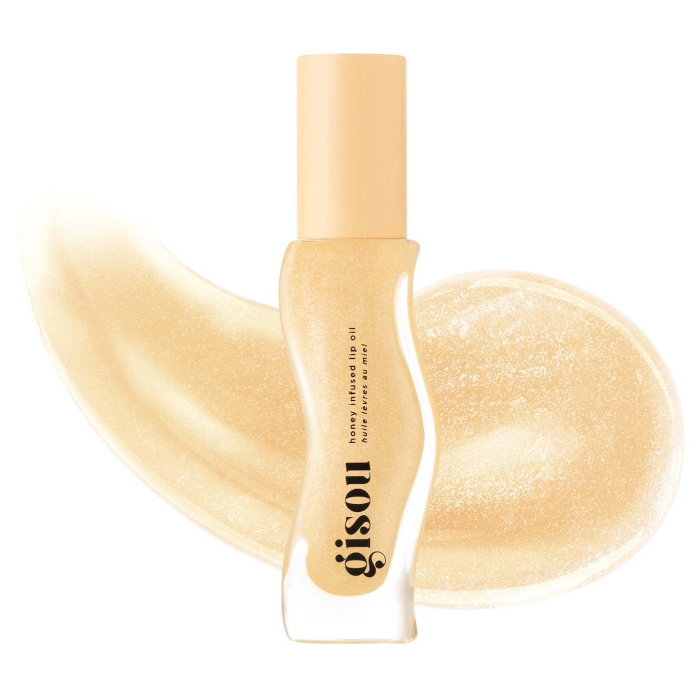 Gisou Honey Infused Hydrating Lip Oil – Nourishing Glossy Lip Treatment