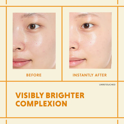 Korean Mini Yuja Brightening 2-in-1 Mask to Foam Cleanser with Vitamin C + Niacinamide