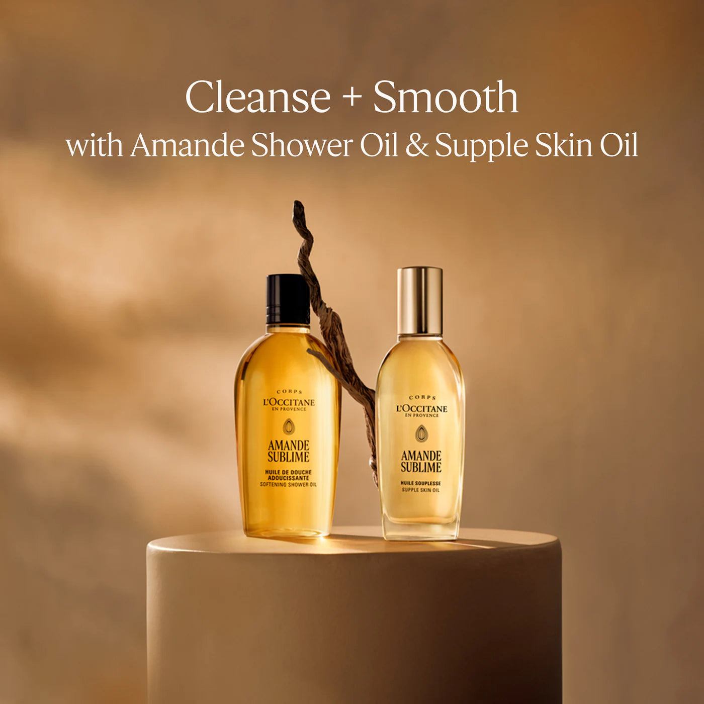 L'Occitane Almond Shower Oil – Cleansing & Softening Refillable Body Wash