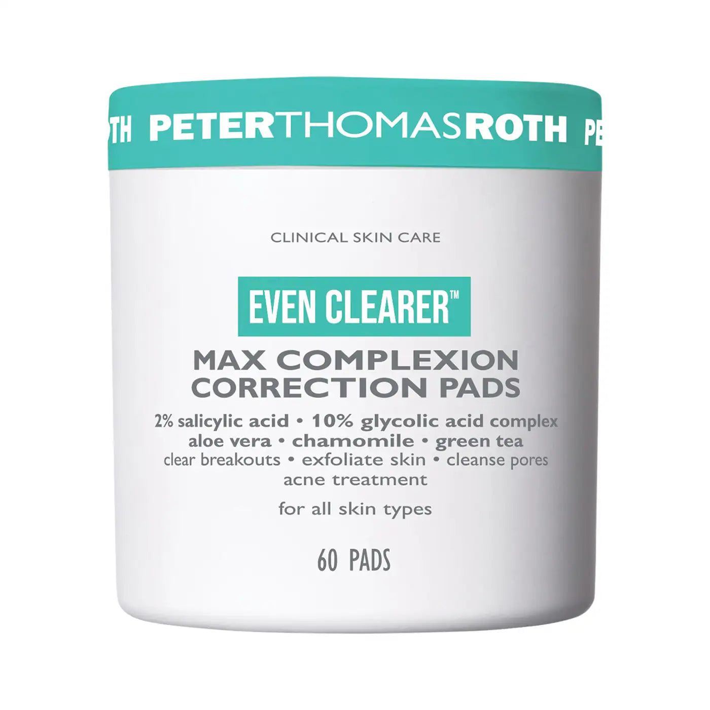Peter Thomas Roth  Even Clearer™ Max Complexion Correction Pads for Acne and Blemishes