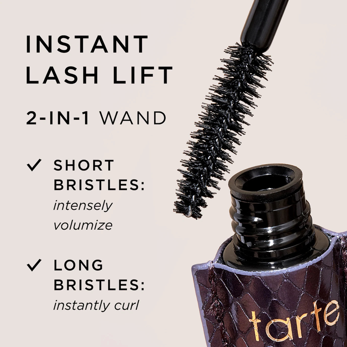 **tarte Lights, Camera, Lashes™ 4-in-1 Volumizing Mascara**