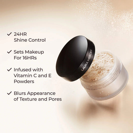 Laura Mercier Translucent Loose Longwear Setting Powder – Soft Matte Finish