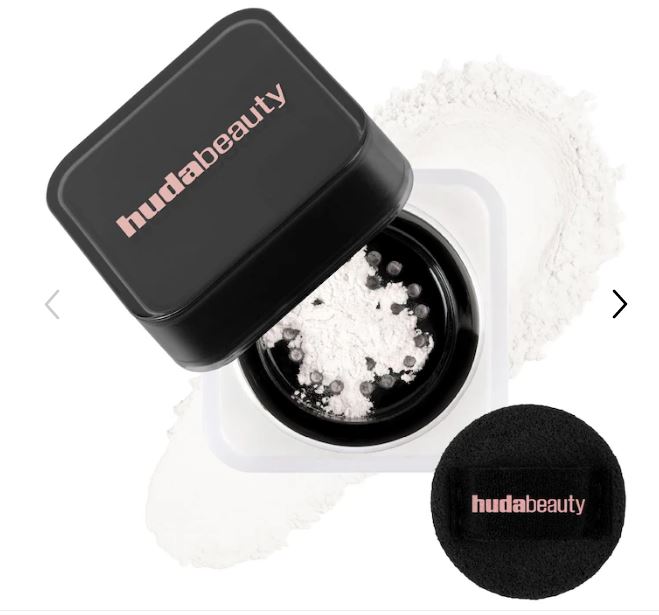 HUDA BEAUTY Mini Easy Bake Brightening & Setting Powder – more benefit-focused